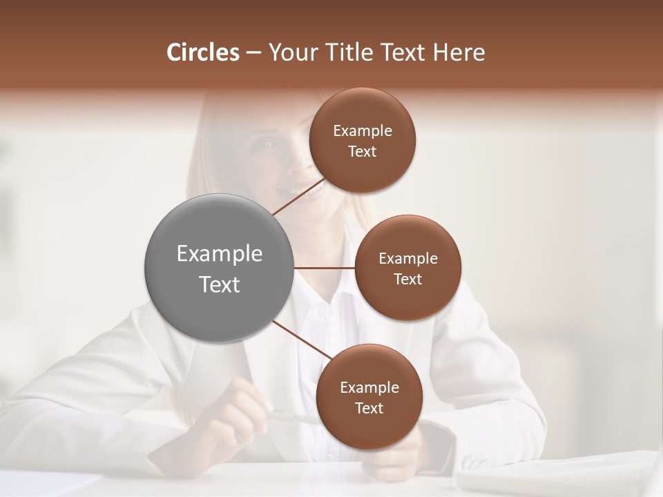 Executive Office Person PowerPoint Template