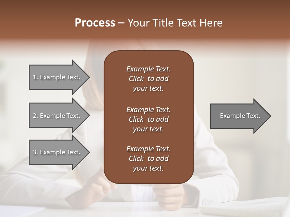 Executive Office Person PowerPoint Template