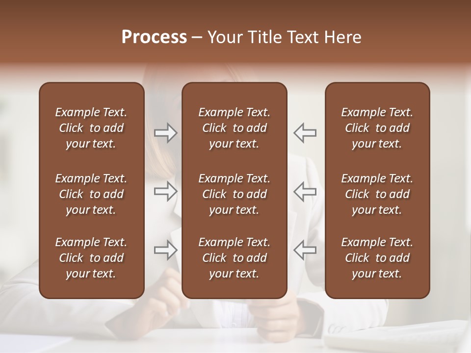 Executive Office Person PowerPoint Template