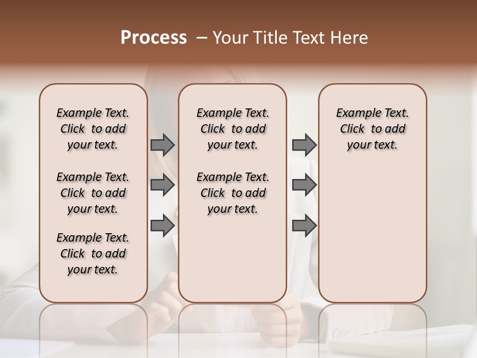 Executive Office Person PowerPoint Template