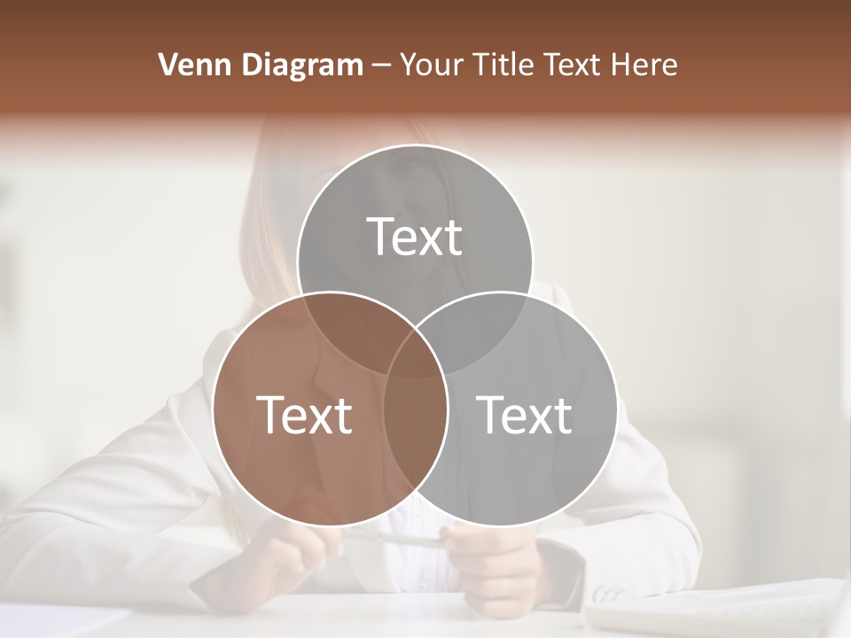 Executive Office Person PowerPoint Template