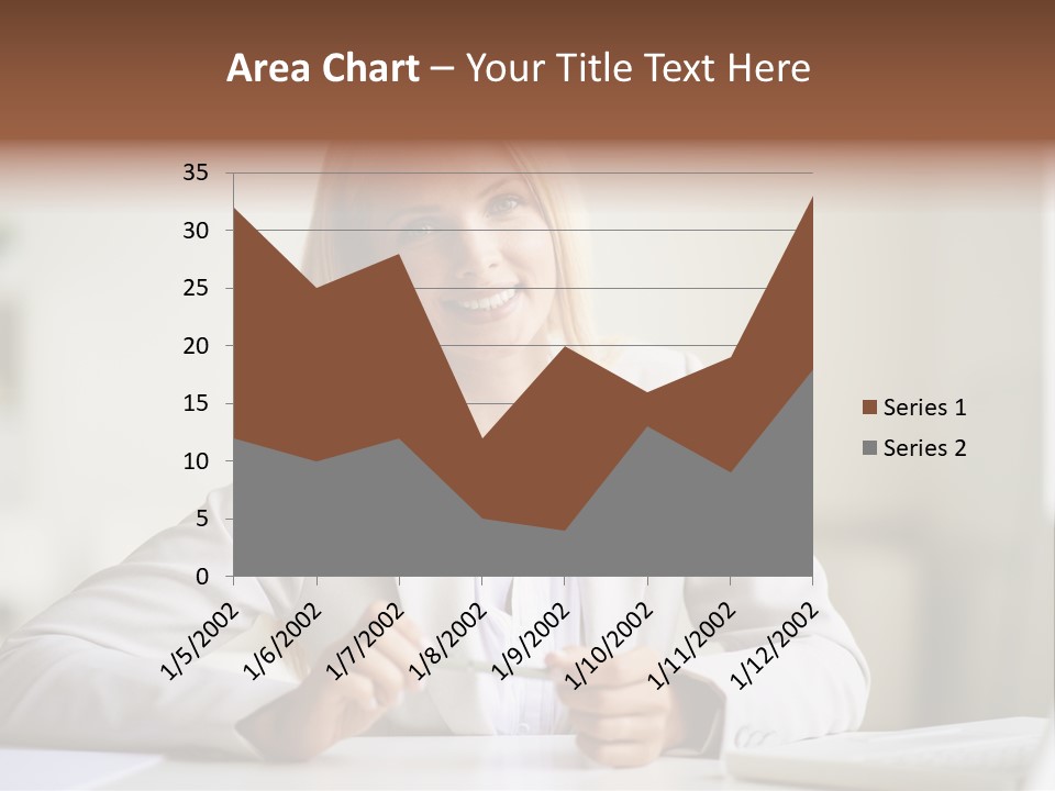 Executive Office Person PowerPoint Template