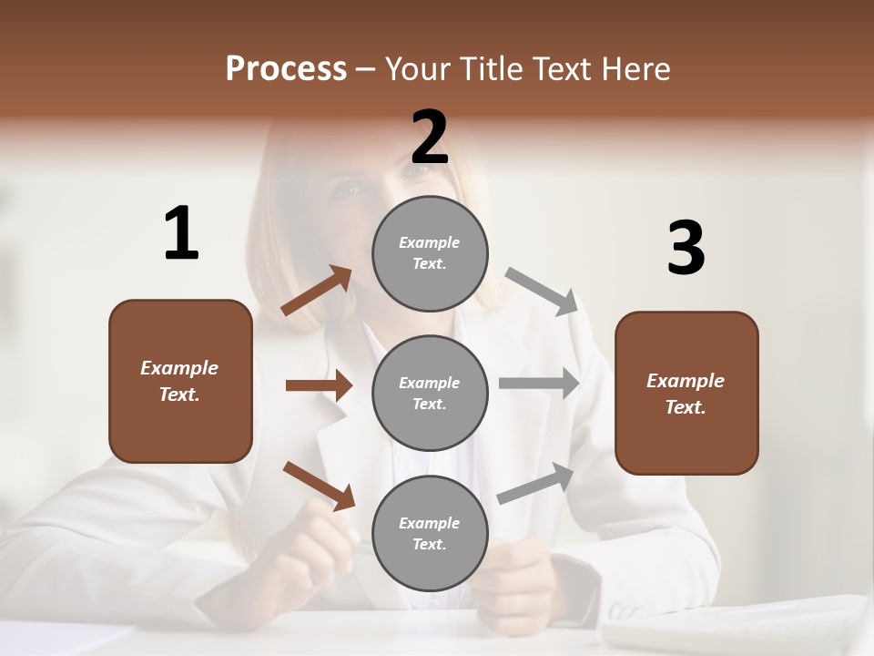 Executive Office Person PowerPoint Template