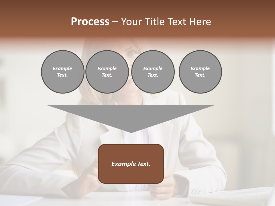 Executive Office Person PowerPoint Template