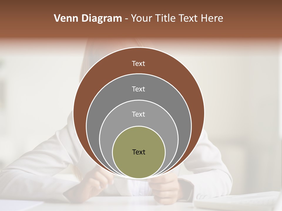 Executive Office Person PowerPoint Template