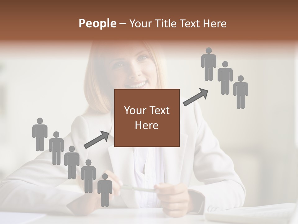 Executive Office Person PowerPoint Template