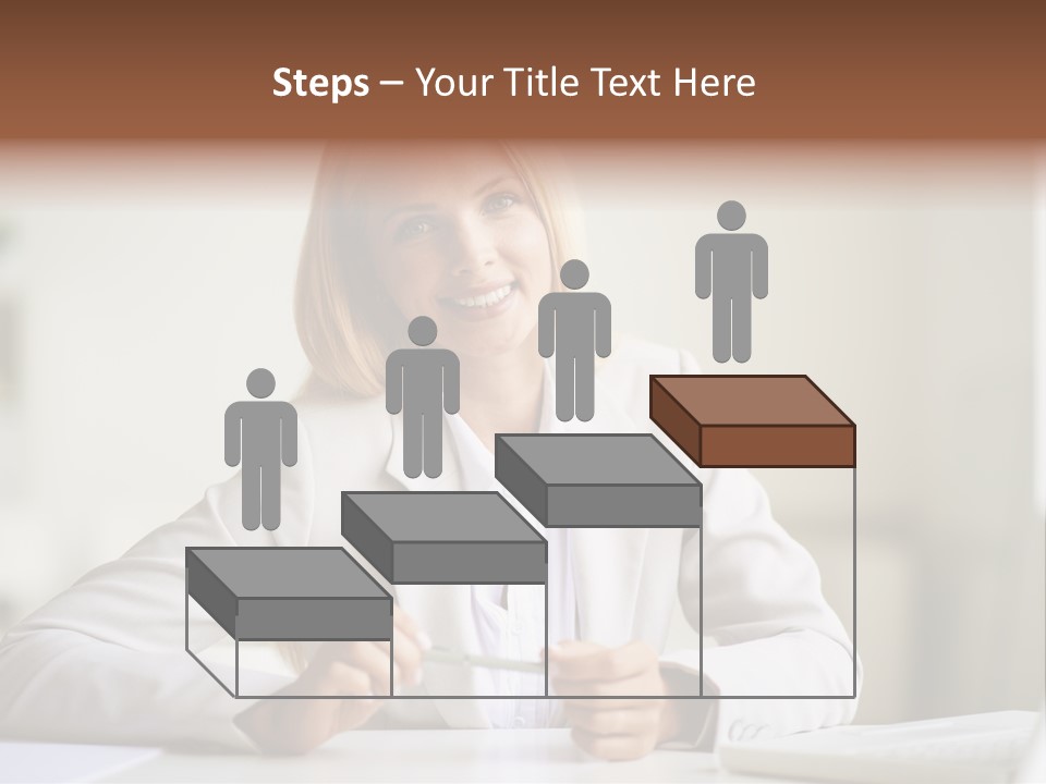 Executive Office Person PowerPoint Template