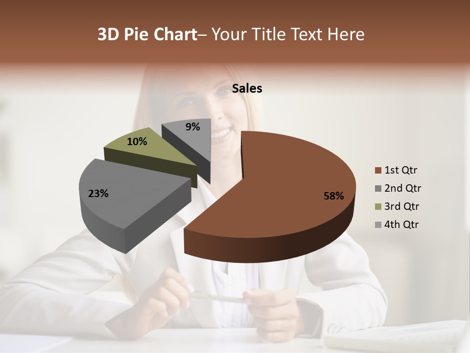 Executive Office Person PowerPoint Template
