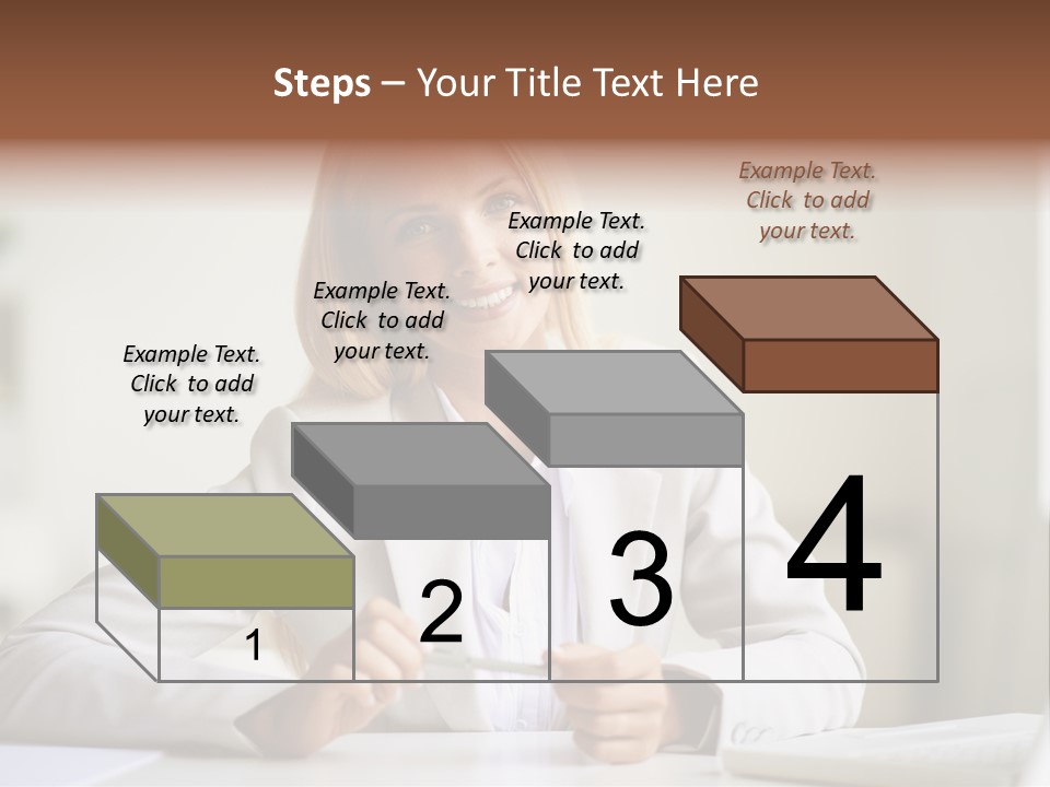 Executive Office Person PowerPoint Template