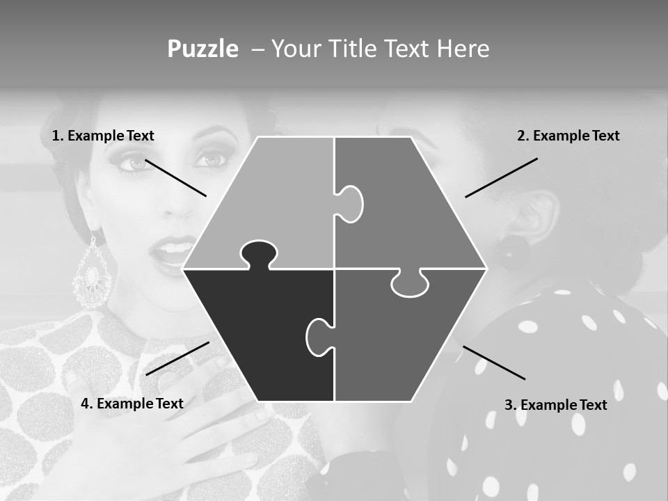 Tattle Caucasian Chatting PowerPoint Template