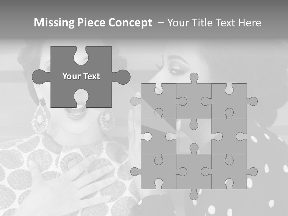 Tattle Caucasian Chatting PowerPoint Template