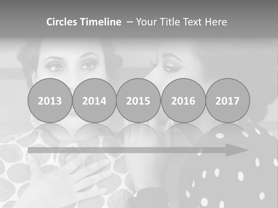 Tattle Caucasian Chatting PowerPoint Template