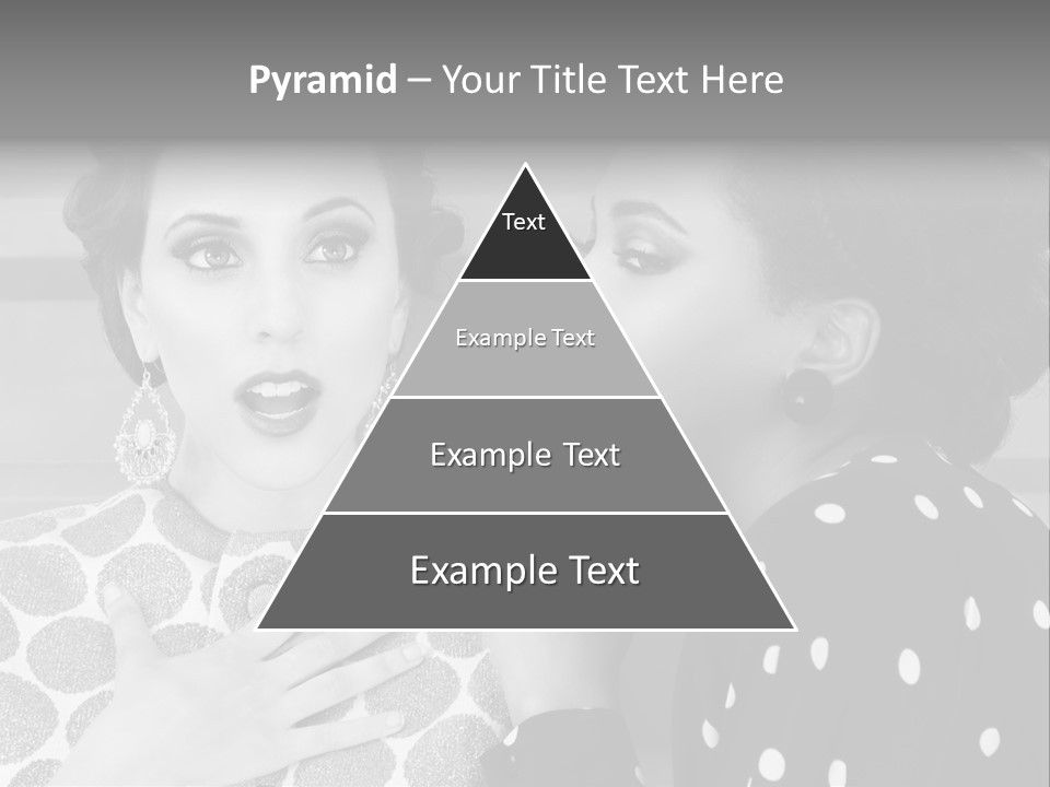 Tattle Caucasian Chatting PowerPoint Template