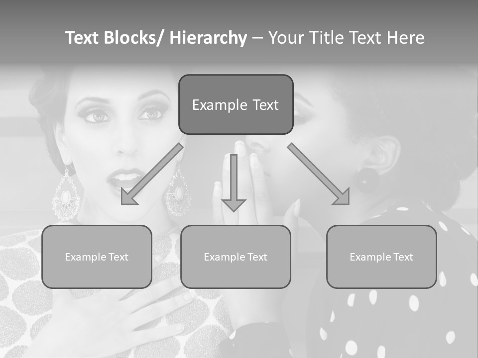 Tattle Caucasian Chatting PowerPoint Template