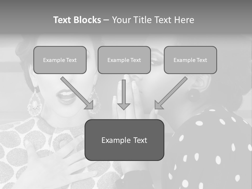 Tattle Caucasian Chatting PowerPoint Template