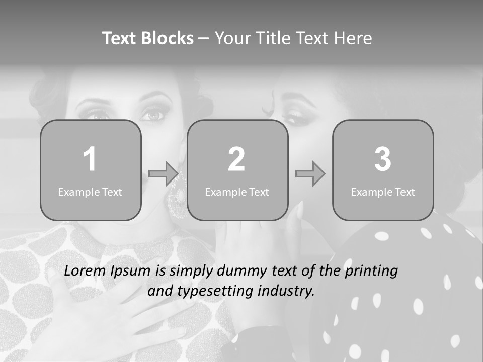 Tattle Caucasian Chatting PowerPoint Template
