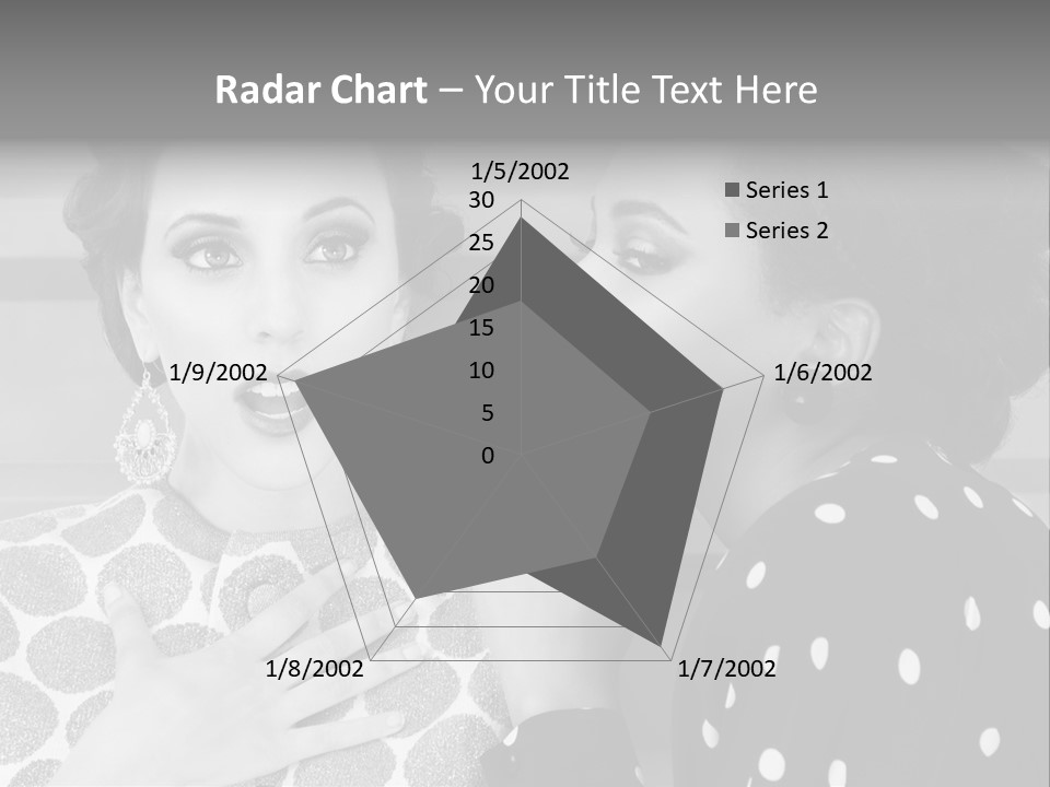 Tattle Caucasian Chatting PowerPoint Template
