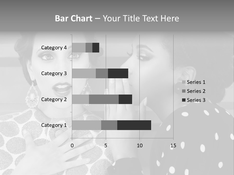 Tattle Caucasian Chatting PowerPoint Template