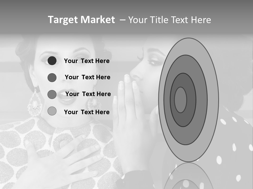 Tattle Caucasian Chatting PowerPoint Template