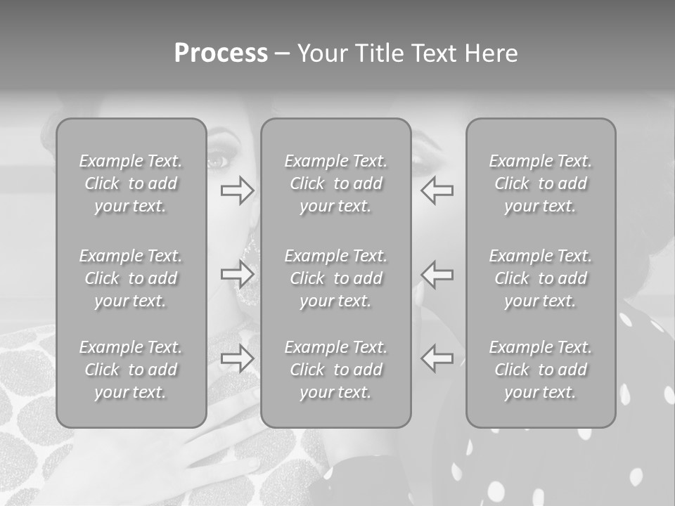 Tattle Caucasian Chatting PowerPoint Template
