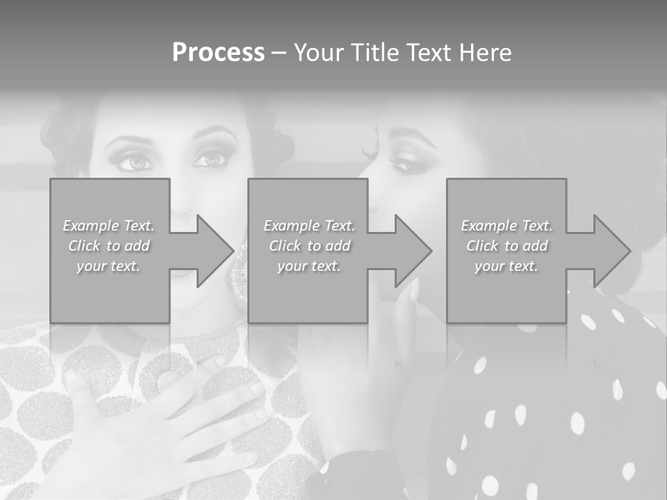 Tattle Caucasian Chatting PowerPoint Template