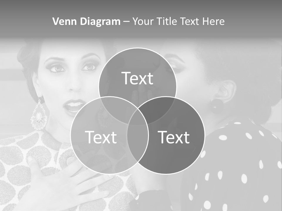 Tattle Caucasian Chatting PowerPoint Template