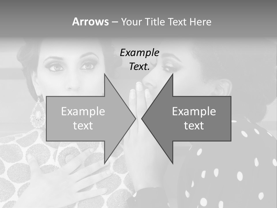 Tattle Caucasian Chatting PowerPoint Template