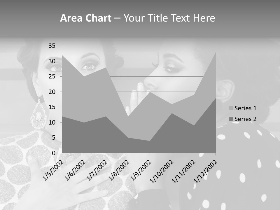 Tattle Caucasian Chatting PowerPoint Template