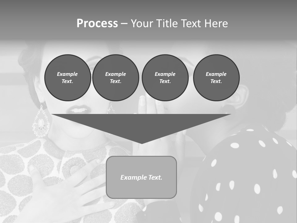 Tattle Caucasian Chatting PowerPoint Template