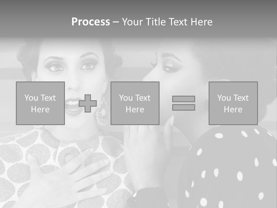 Tattle Caucasian Chatting PowerPoint Template