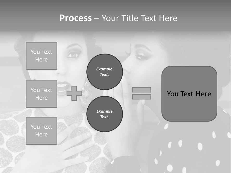 Tattle Caucasian Chatting PowerPoint Template