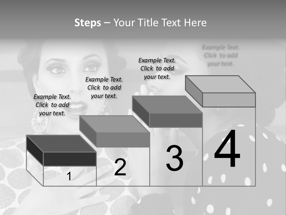 Tattle Caucasian Chatting PowerPoint Template