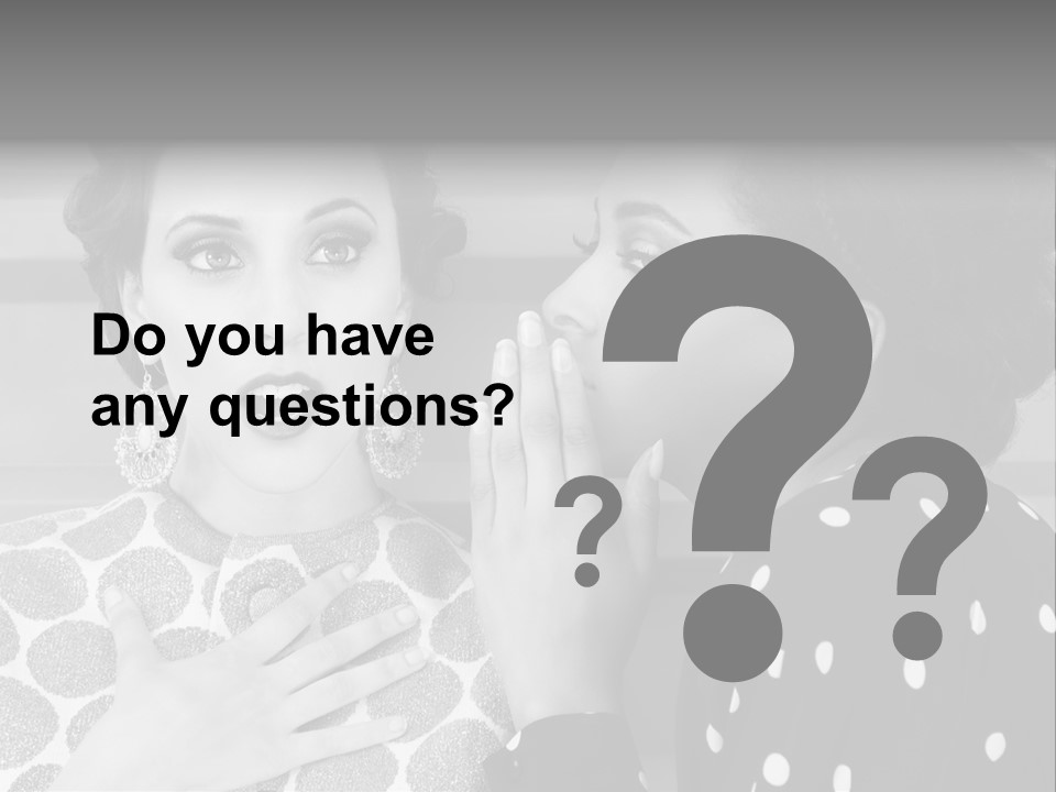 Tattle Caucasian Chatting PowerPoint Template