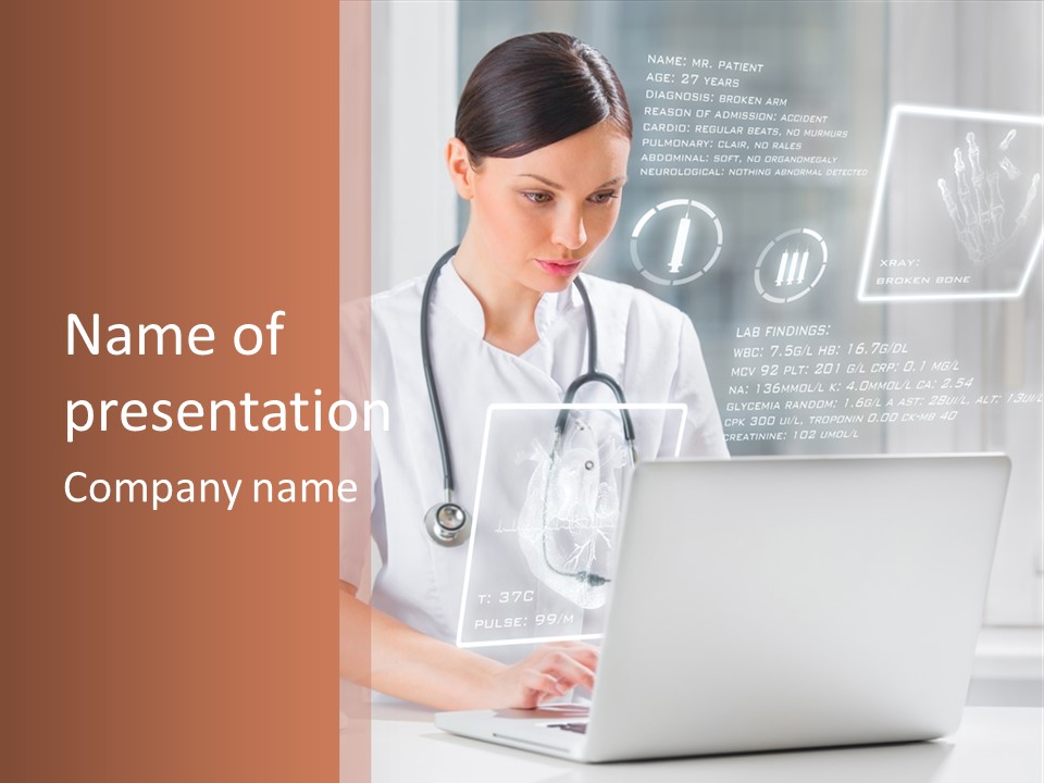 Modern Medical Care PowerPoint Template