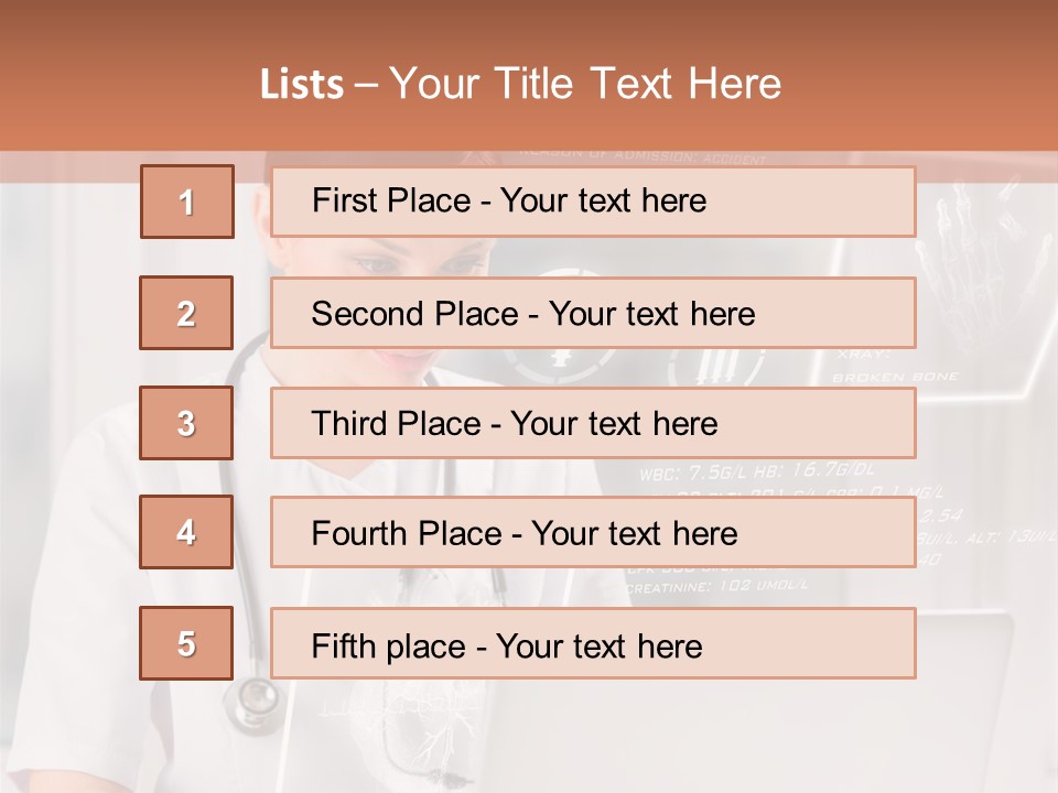 Modern Medical Care PowerPoint Template