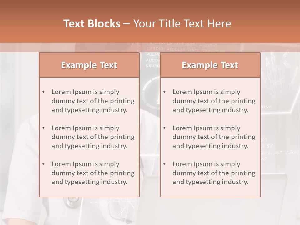 Modern Medical Care PowerPoint Template