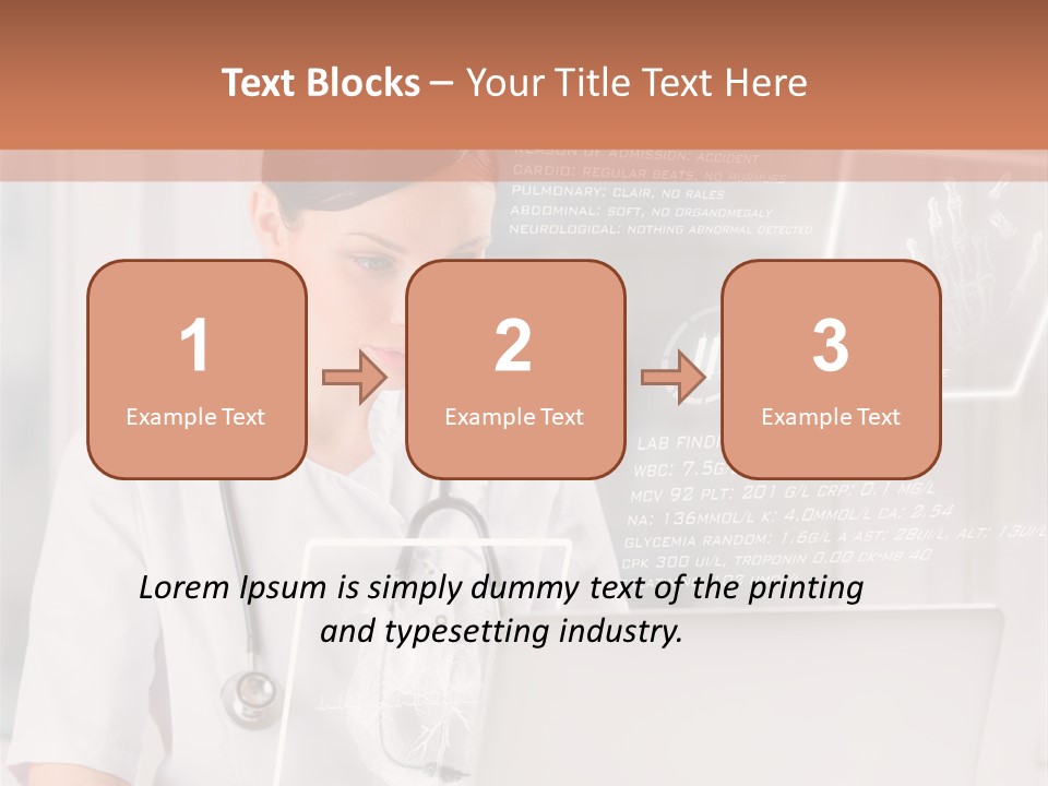 Modern Medical Care PowerPoint Template