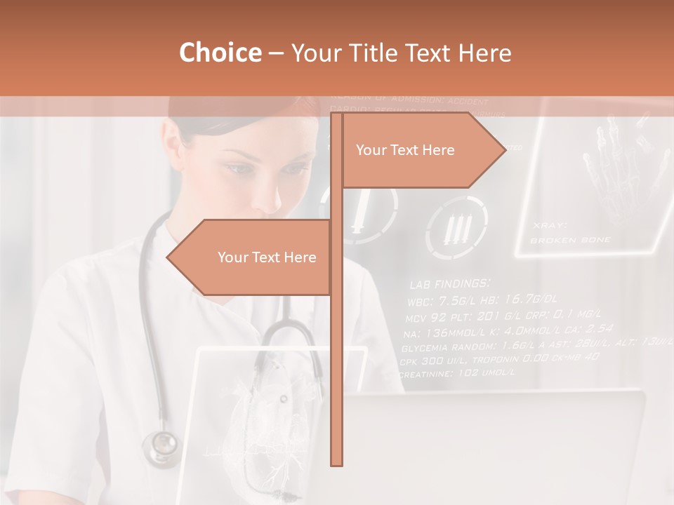 Modern Medical Care PowerPoint Template