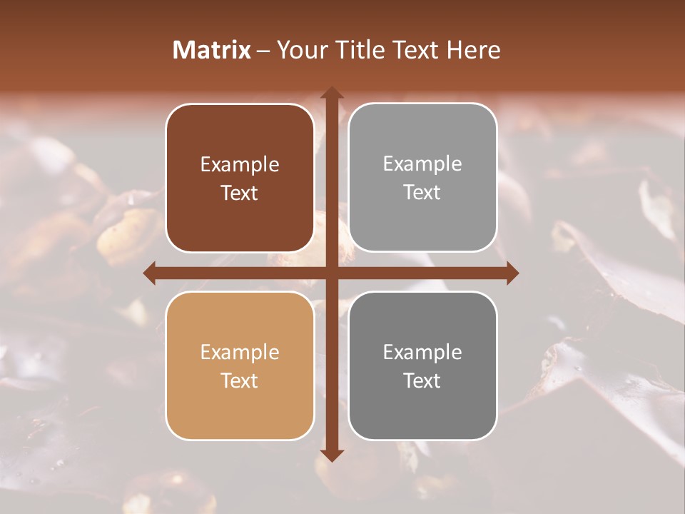 Food Chocolate Hazelnut PowerPoint Template