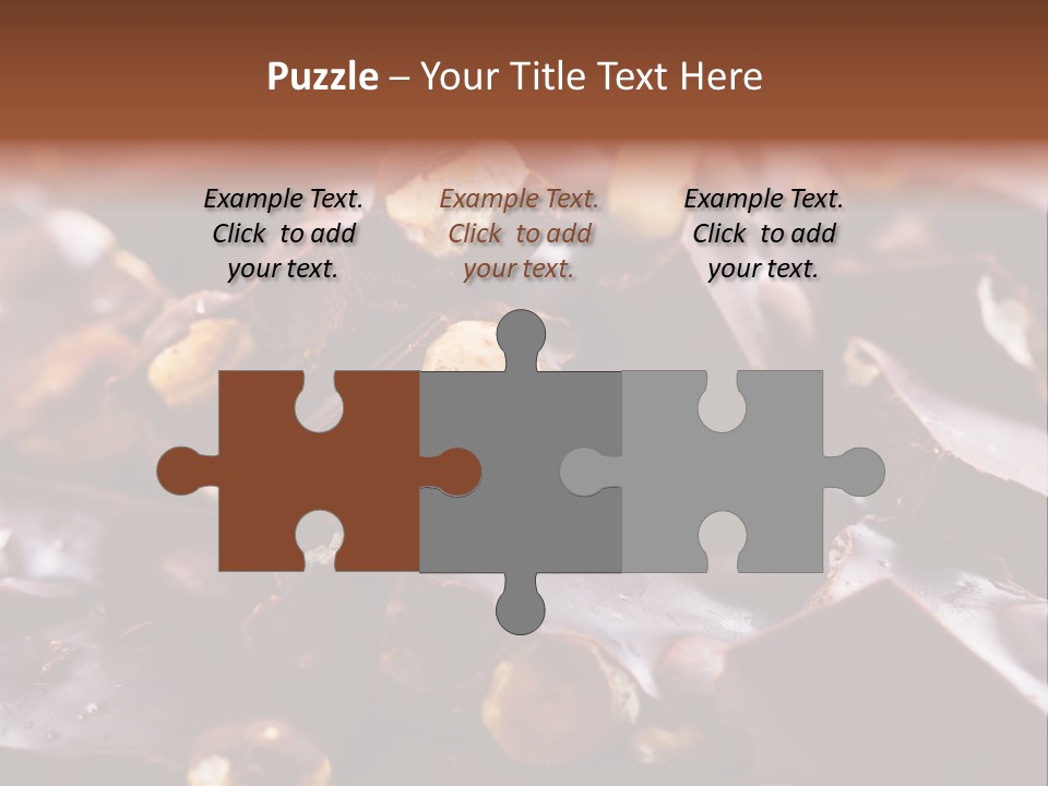 Food Chocolate Hazelnut PowerPoint Template
