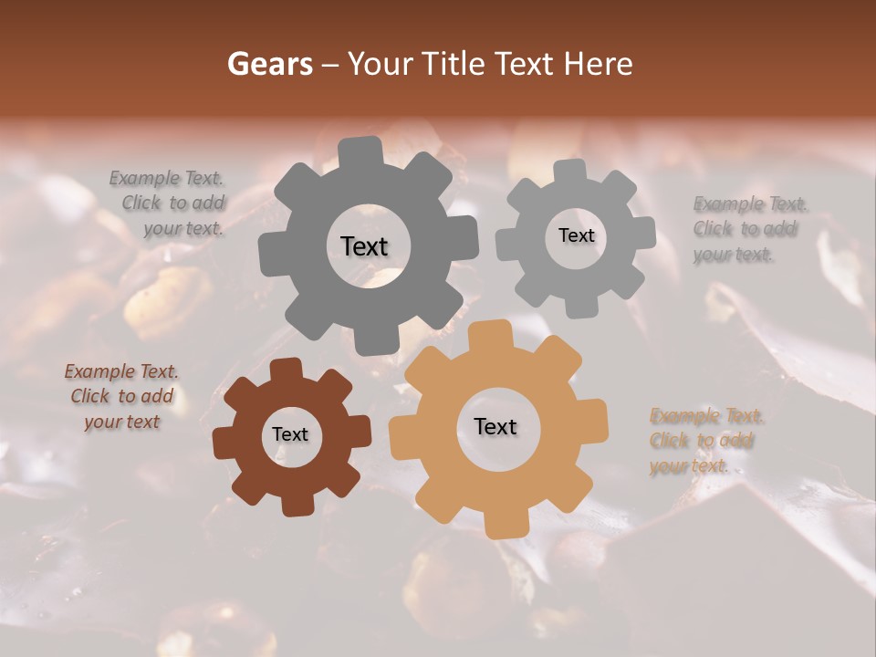 Food Chocolate Hazelnut PowerPoint Template