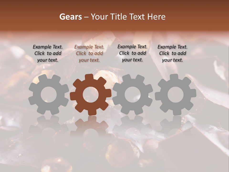 Food Chocolate Hazelnut PowerPoint Template