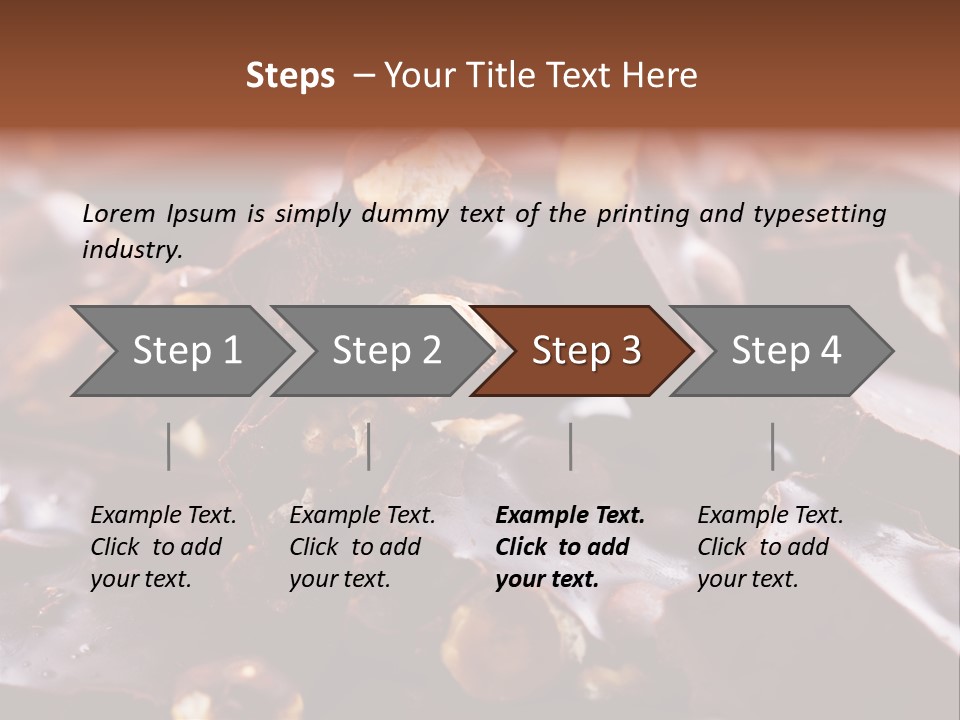 Food Chocolate Hazelnut PowerPoint Template