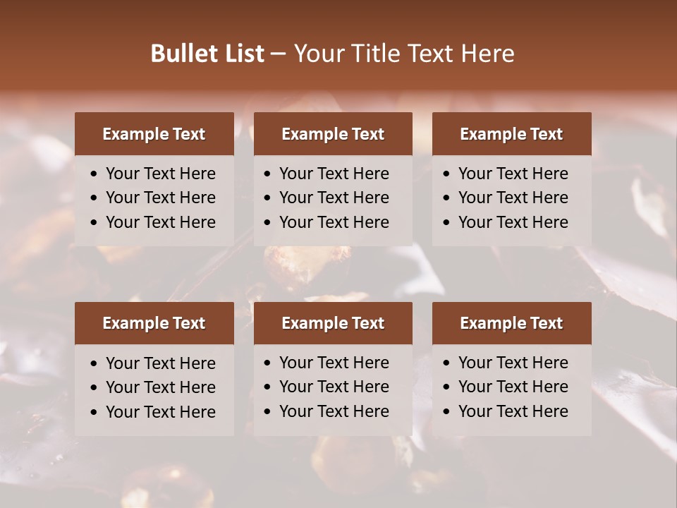 Food Chocolate Hazelnut PowerPoint Template