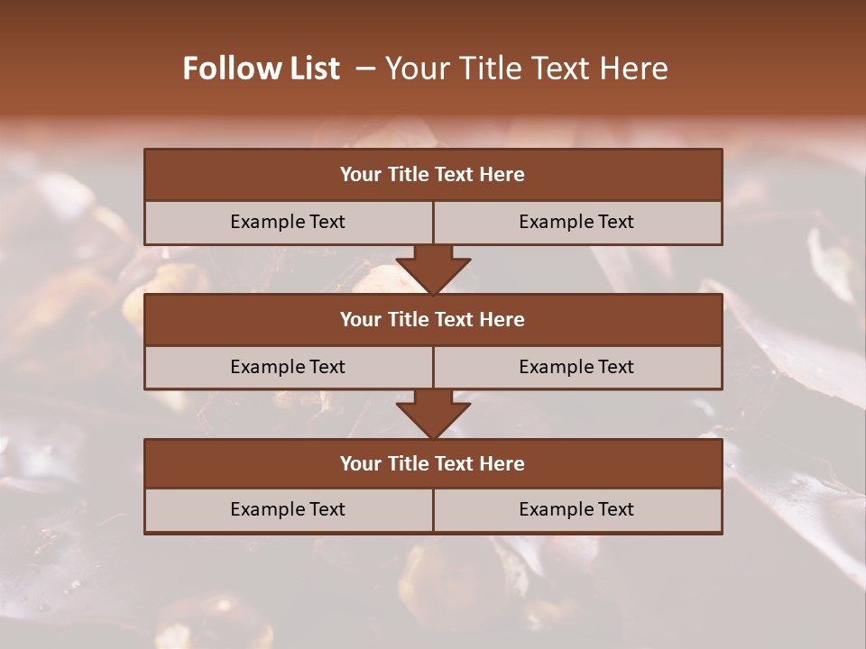 Food Chocolate Hazelnut PowerPoint Template