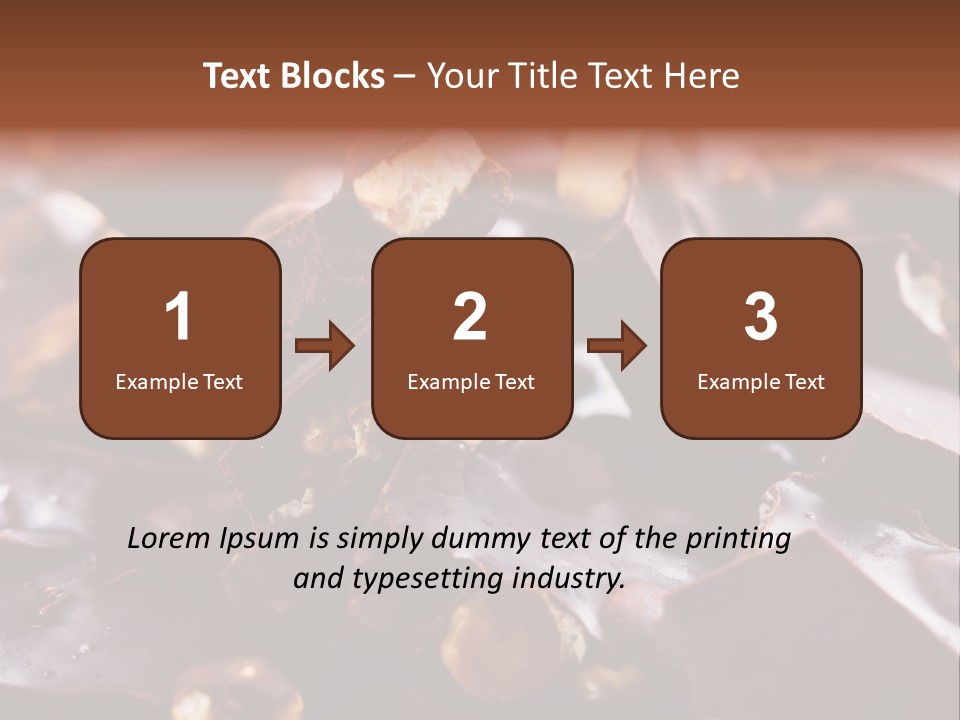 Food Chocolate Hazelnut PowerPoint Template