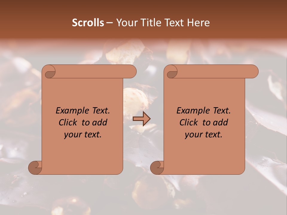 Food Chocolate Hazelnut PowerPoint Template