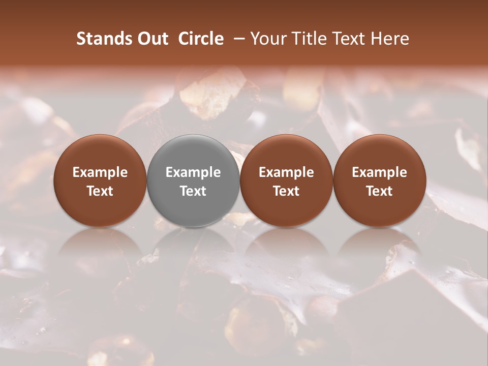 Food Chocolate Hazelnut PowerPoint Template