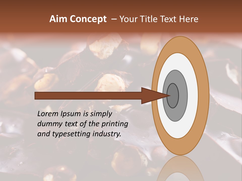Food Chocolate Hazelnut PowerPoint Template