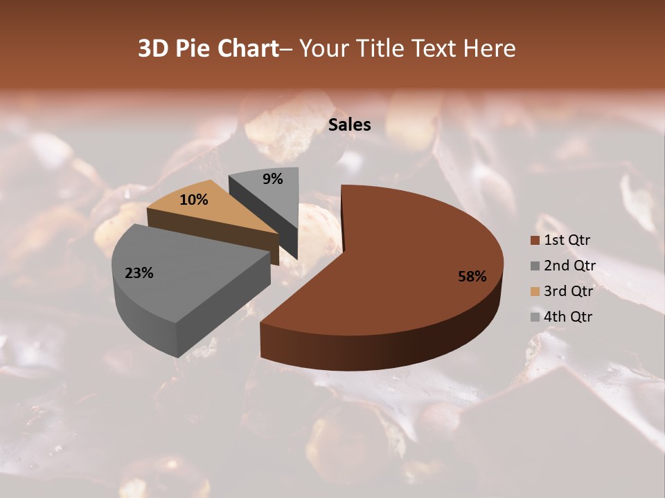 Food Chocolate Hazelnut PowerPoint Template